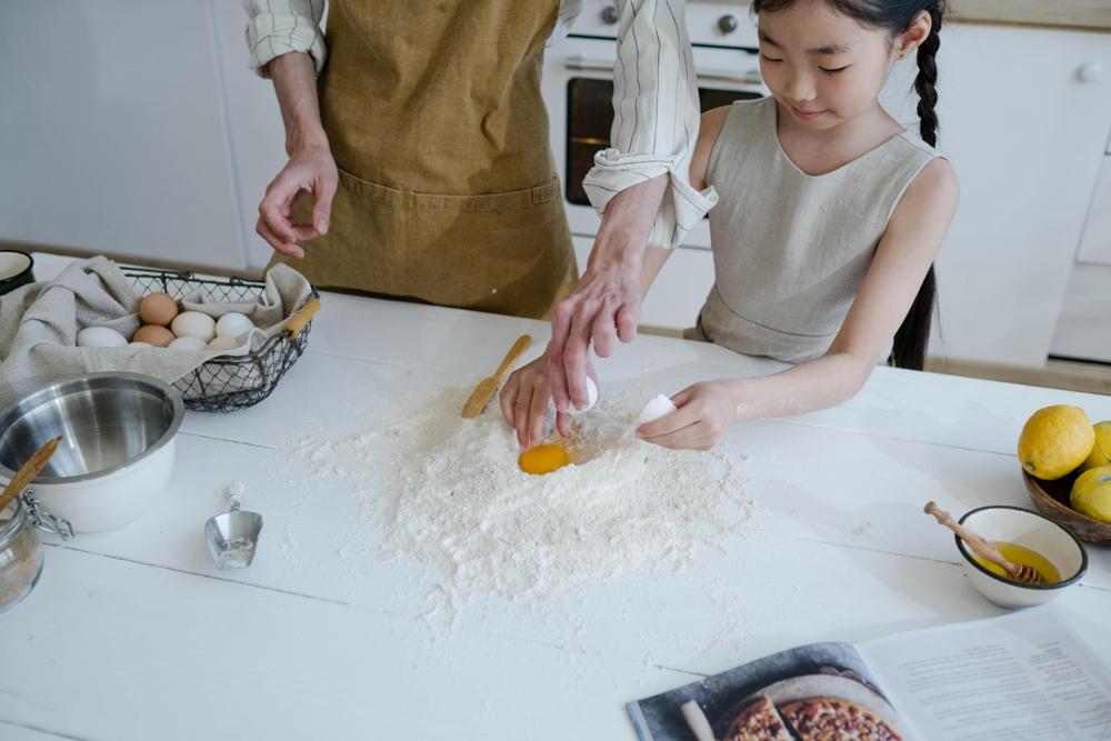 family cooking